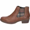 Rieker Boots À Talons – Cuoio/Whisky-Karo 28