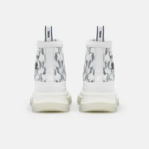 KARL LAGERFELD Luna Monogram – Boots À Talons – White 15