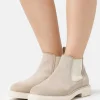 Anna Field Wide Fit Leather – Boots À Talons – Beige 22