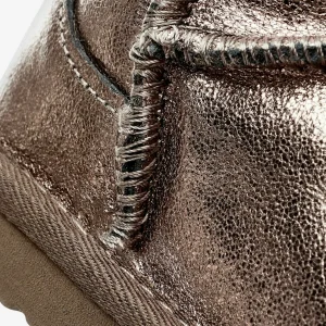 Next Boots À Talons – Grey Metallic Leather 12