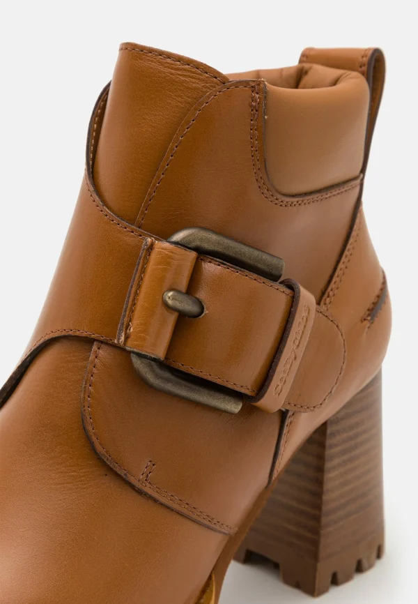 See By Chloé Willow Buckle – Boots À Talons – Light/Pastel Brown 8