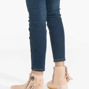 Minnetonka Button Hardsole – Boots À Talons – Pink 12