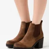 Anna Field Boots À Talons – Cognac 22