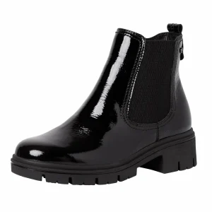 Tamaris Comfort – Boots À Talons – Black Patent 9