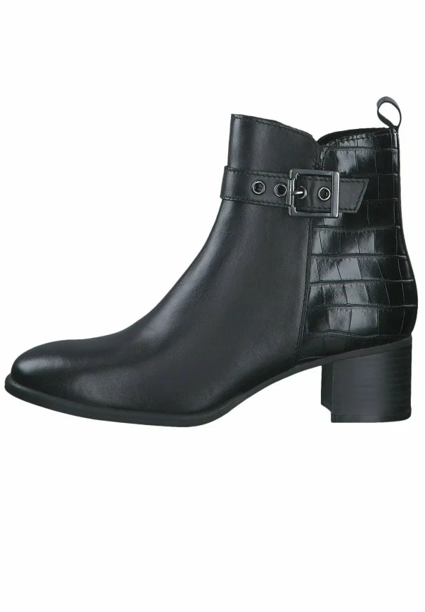 Marco Tozzi Boots À Talons – Black Comb 1
