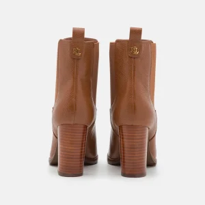 Lauren Ralph Lauren Mylah-Boots-Bootie – Bottines À Talons Hauts – Deep Saddle Tan 15
