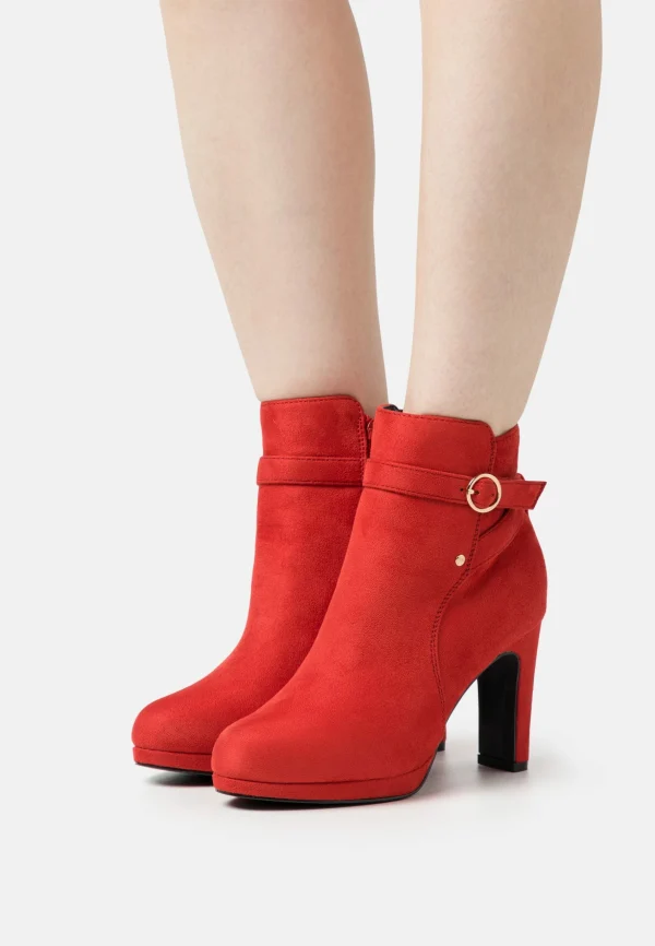 Anna Field Wide Fit Boots À Talons – Red 1