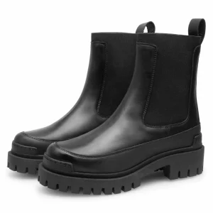 LAST STUDIO Heila – Boots À Talons – Black Leather 8