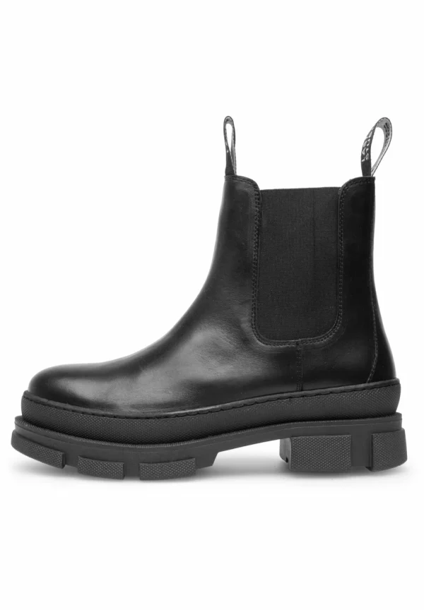 LAST STUDIO Gerdine – Boots À Talons – Black Leather 1
