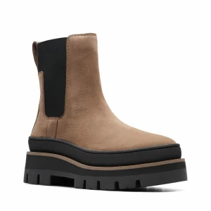 Clarks Orianna2 Top – D – Boots À Talons – Pebble Nubuck 15