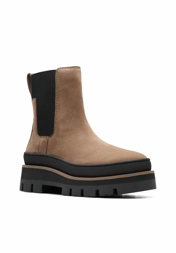 Clarks Orianna2 Top – D – Boots À Talons – Pebble Nubuck 6