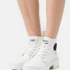 Palladium Vegan Pallabase – Boots À Talons – Star White 20