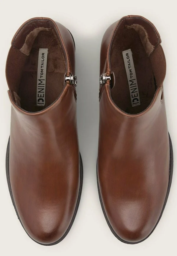 Tom Tailor Boots À Talons – Cognac 4