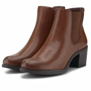 Tom Tailor Boots À Talons – Cognac 11