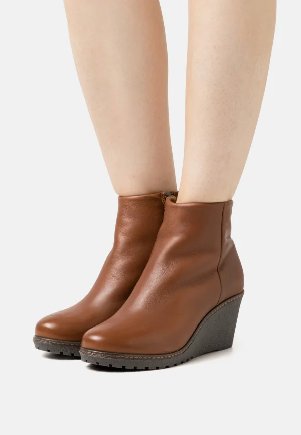 Anna Field Leather Winter Boot – Boots À Talons – Brown 1