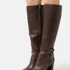 Lauren Ralph Lauren Makenna Boots Tall – Bottes À Talons Hauts – Chestnut Brown 14