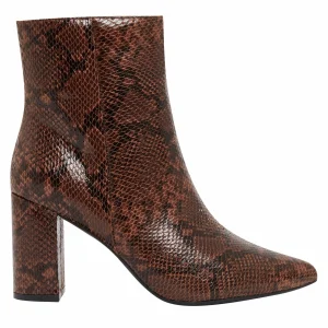 New Look Snake Pointed – Boots À Talons – Brown Pattern 8