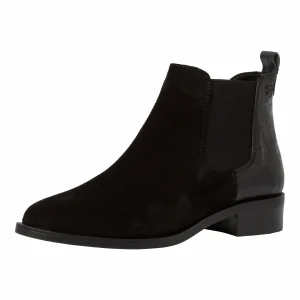 Tamaris Chelsea – Boots À Talons – Blk Sued Str 10