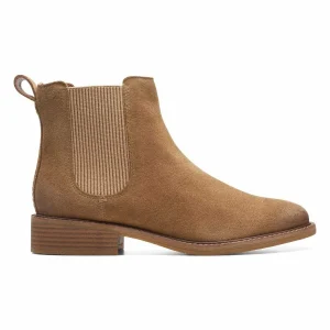 Clarks Cologne Arlo2 – Boots À Talons – Dark Sand Suede 13