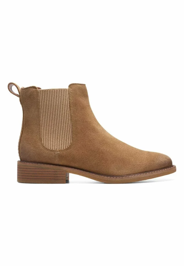Clarks Cologne Arlo2 – Boots À Talons – Dark Sand Suede 5