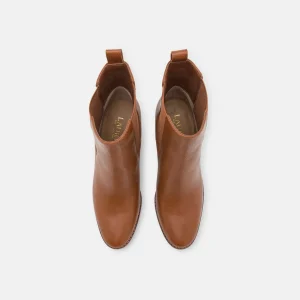 Lauren Ralph Lauren Mylah-Boots-Bootie – Bottines À Talons Hauts – Deep Saddle Tan 17