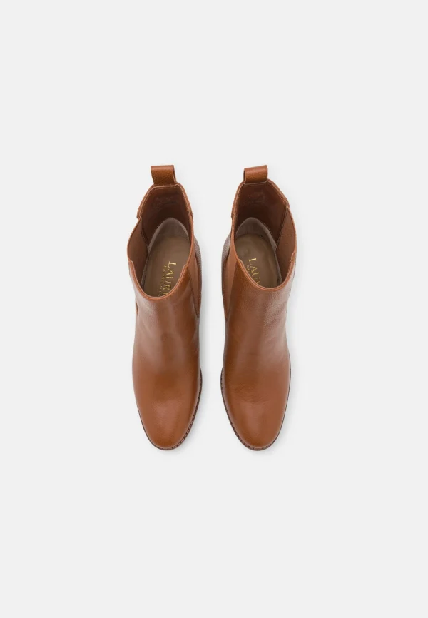 Lauren Ralph Lauren Mylah-Boots-Bootie – Bottines À Talons Hauts – Deep Saddle Tan 6
