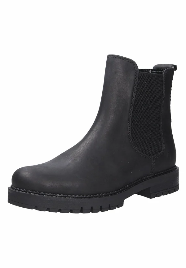 Gabor Boots À Talons – Schwarzflausch 3