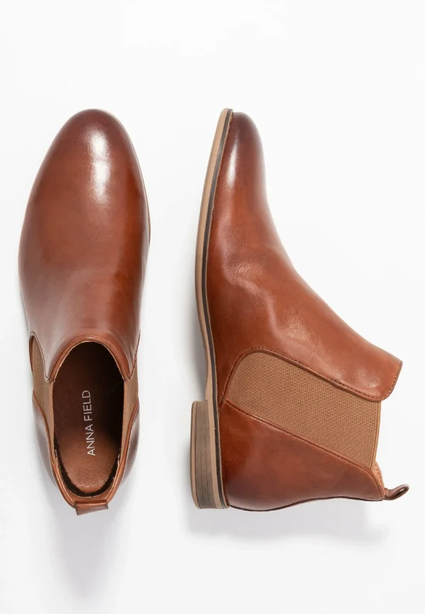 Anna Field Leather – Boots À Talons – Cognac 5