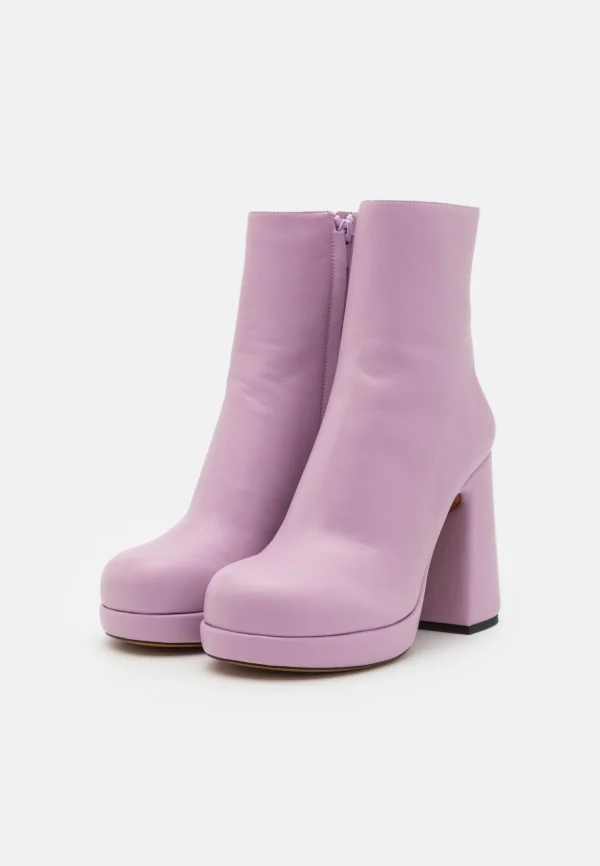 PROENZA SCHOULER Forma Platform Boots – Bottines À Plateau – Light/Pastel Purple 4