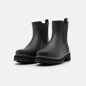 Hunter ORIGINAL Womens Refined Stitch Detail Chelsea Boots – Bottes En Caoutchouc – Black 9