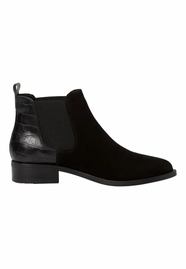 Tamaris Chelsea – Boots À Talons – Blk Sued Str 7