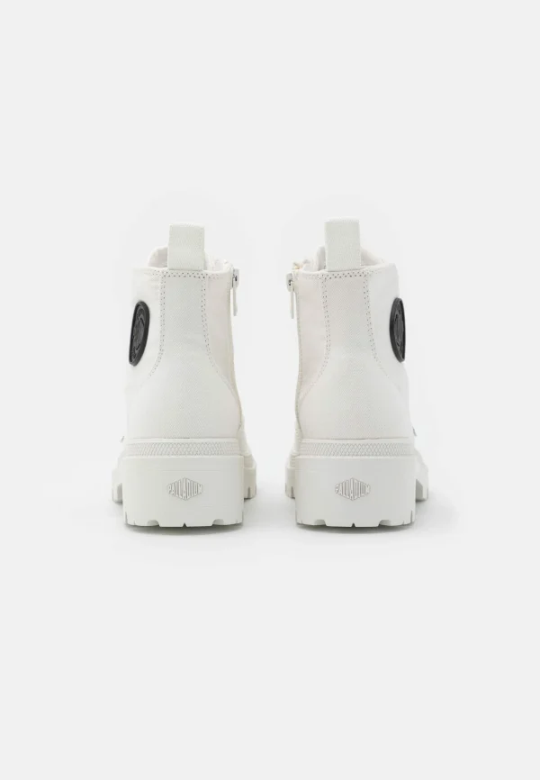 Palladium Vegan Pallabase – Boots À Talons – Star White 5