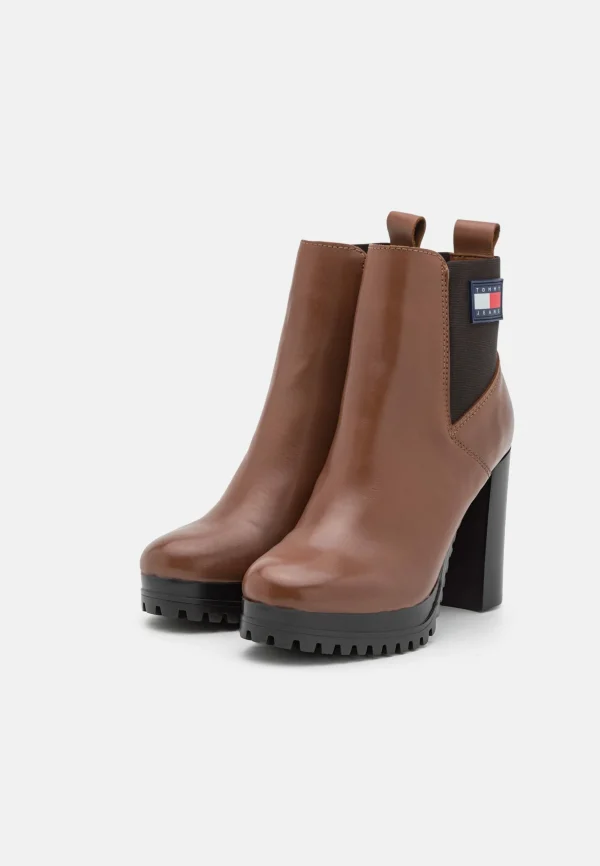 Tommy Jeans Boots À Talons – Winter Cognac 4