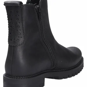 Gabor Boots À Talons – Schwarzflausch 18