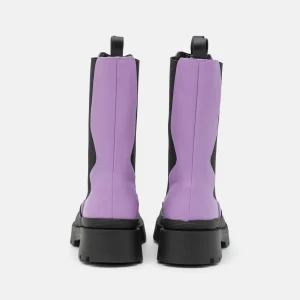 NA-KD Wavy Elastic Boots – Bottes À Plateau – Black/Purple 14