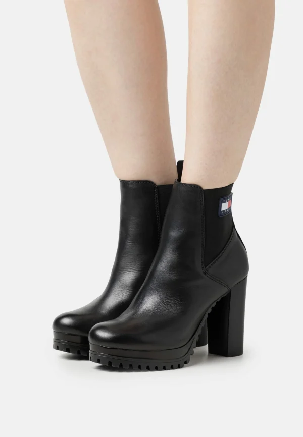 Tommy Jeans Boots À Talons – Black 1