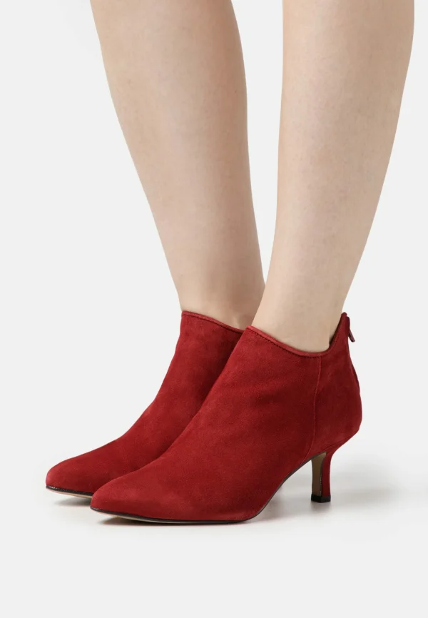 Zign Leather – Boots À Talons – Red 1
