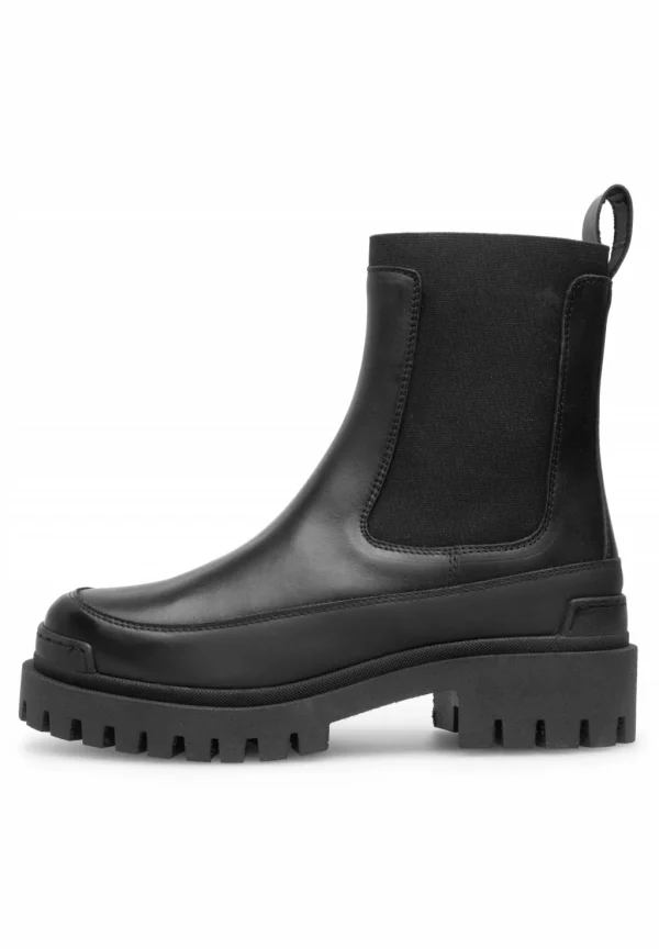 LAST STUDIO Heila – Boots À Talons – Black Leather 1