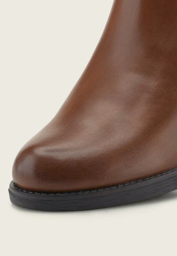 Tom Tailor Boots À Talons – Cognac 7
