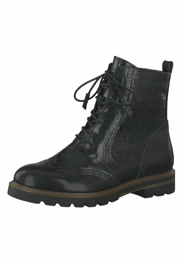 Marco Tozzi Boots À Talons – Black Comb 3