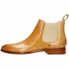 MELVIN & HAMILTON Jessy Mexico Marine Elastic Lino – Boots À Talons – Hellbraun 17