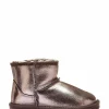 Next Boots À Talons – Grey Metallic Leather 14