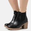 Marco Tozzi Boots À Talons – Black/Nature 25